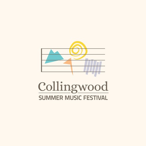 Classic Music Festival logo for Collingwood town in Canada