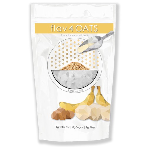 Packaging design for Oats Flavor Powder
