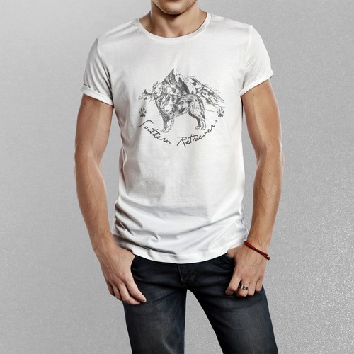 T-shirt - Golden Retriever