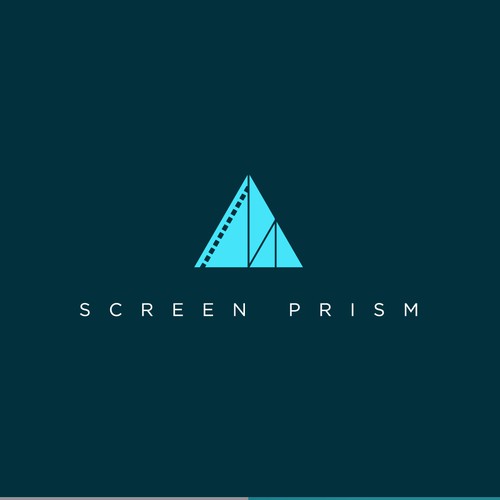 Minimalistic logo for media (film/TV) company