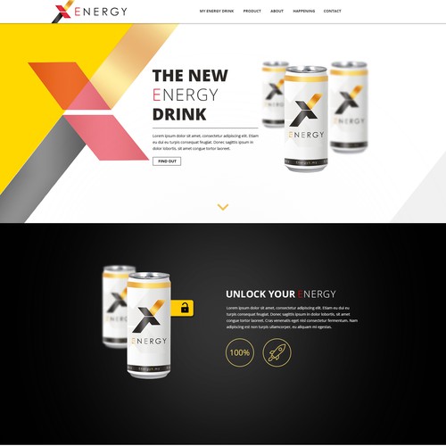 Energy Drink - Website