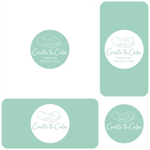 Logo design for Cradle to Calm