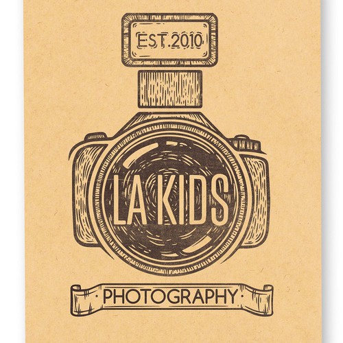 Create a fresh new LOGO for LA Kids Photography