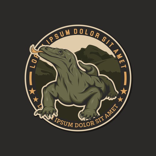 KOMODO badge design