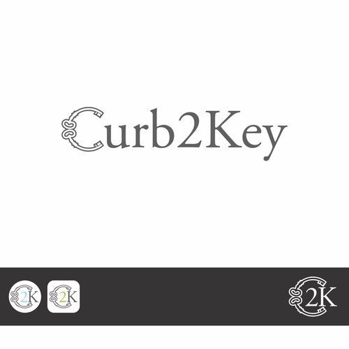 Curb2Key logo design by AON