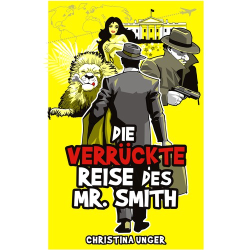 Comic Style Illustration for Book Cover