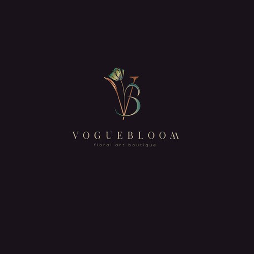 Vogue Bloom monogram logo