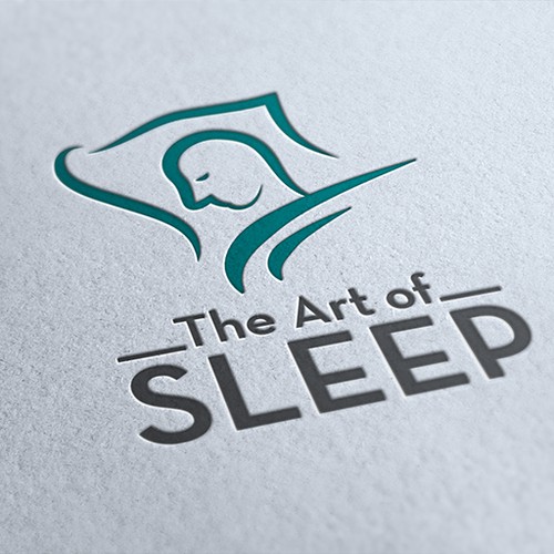 Create a beautiful logo for The Art of Sleep