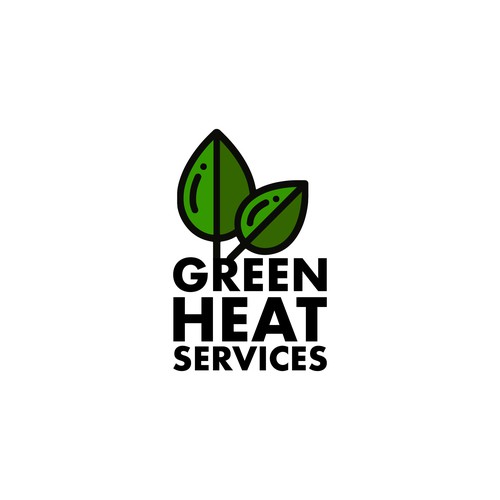 Logo concept for Green Heat Services