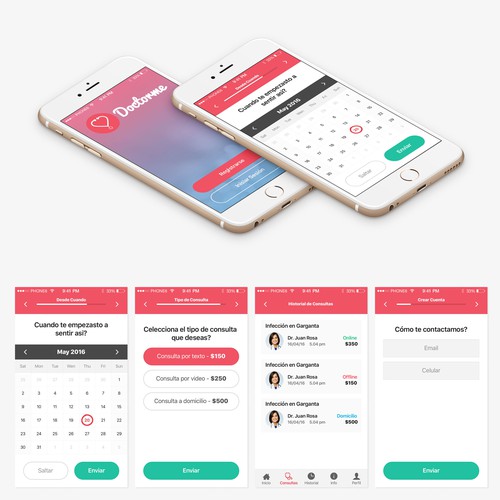 App design for DoctorMe