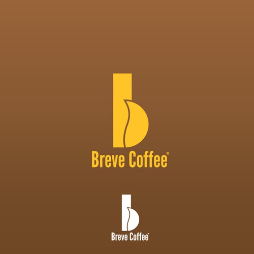 B logo for coffee company