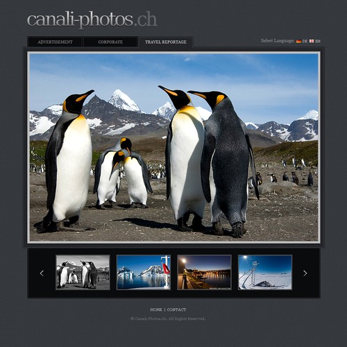 Help canali-photos.ch with a new website design