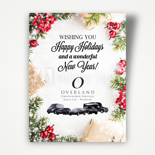 Holiday greeting banner