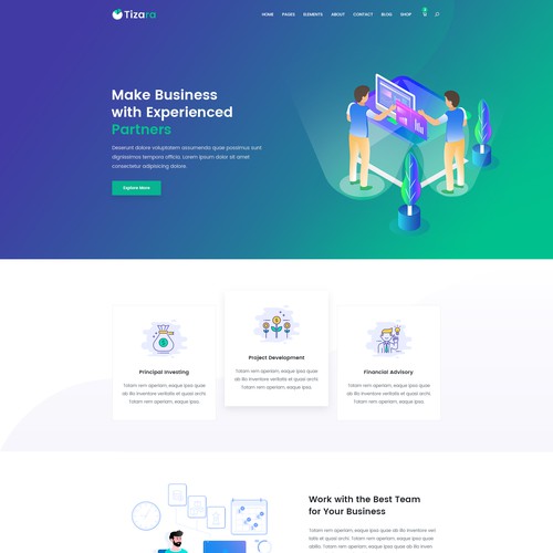 Business & Corporate WordPress Website Theme 