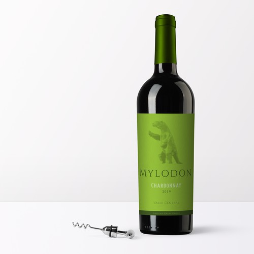 Mylodon Wine Label