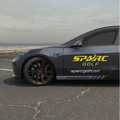 SPARC Golf Tesla wrap