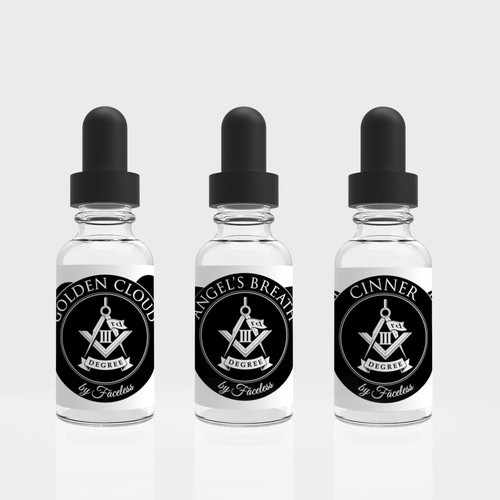 CREATE the labels for 3rd Degree's ejuice line