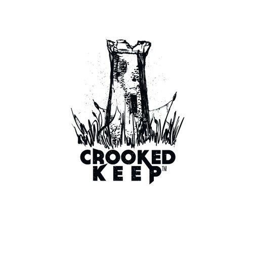 Create a dark, memorable logo for Crooked Keep