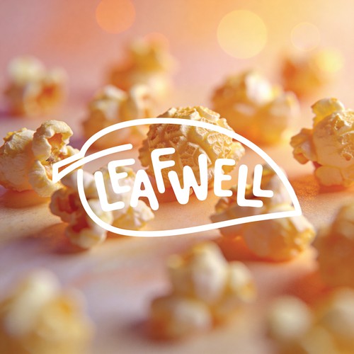 LEAFWELL logo & branding