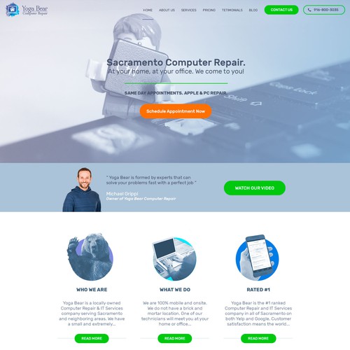 Design for Repair IT Company site