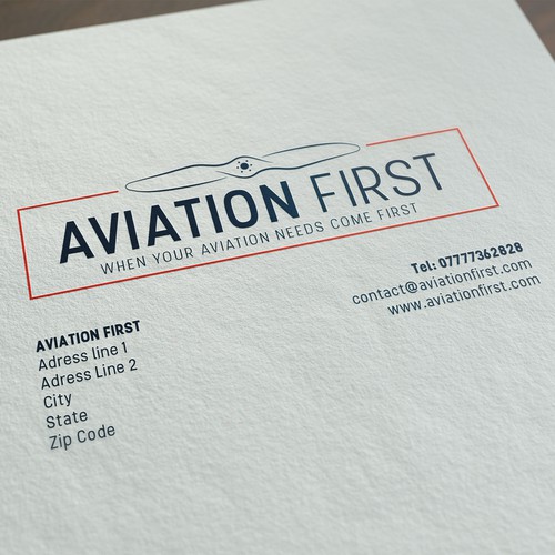 Logo design for aviation company