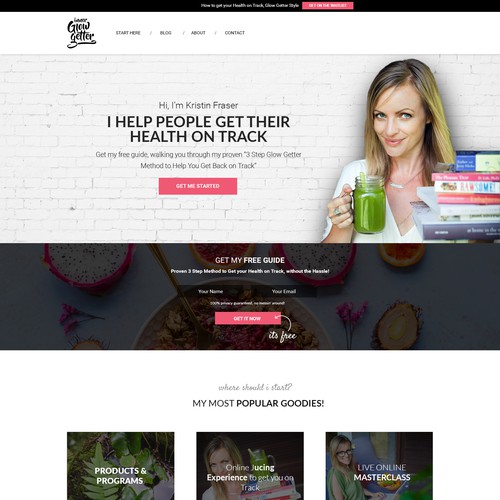  LEADPAGE For Glow Getter