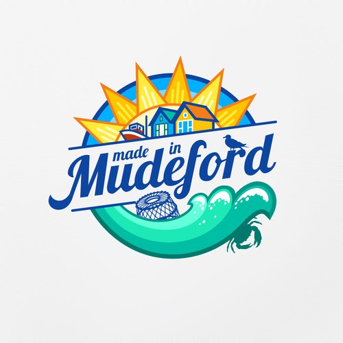 "Made in Mudeford" clothing brand design