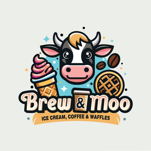 Logo Design Concept for Brew&Moo