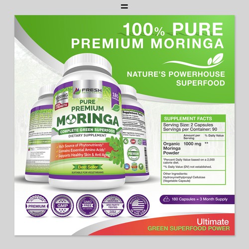 Amazon Ad for Moringa