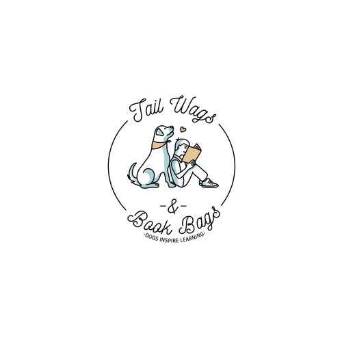 Logo for Tail Wags & Book Bags