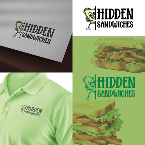 Logo design for a sandwich shop
