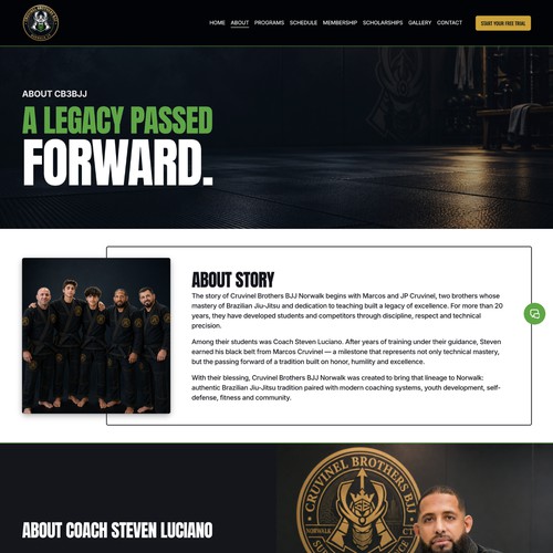 Cruvinel Brothers BJJ Norwalk Design