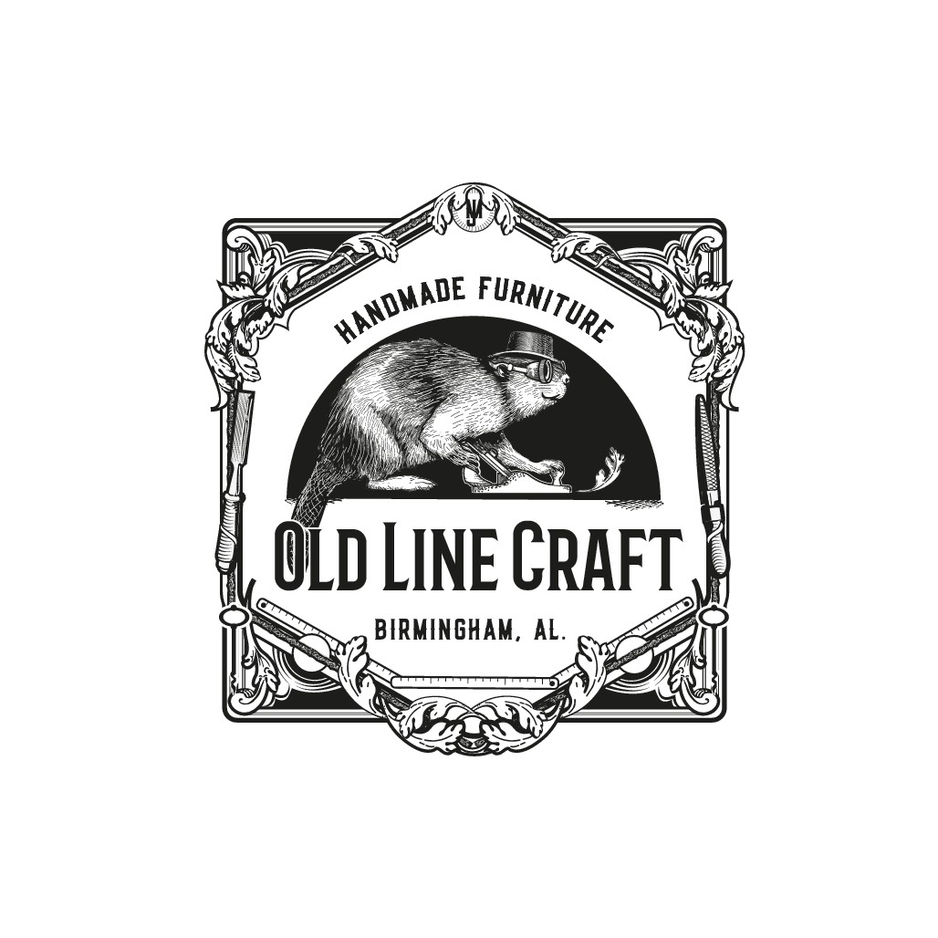 Design a Steampunk/grunge logo for an old-school furniture builder!
