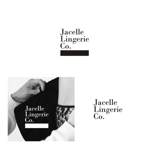 Concept logo for lingerie products