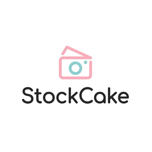 Simple logo design for a stock photo website