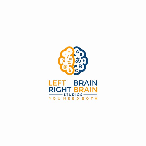 Modern & Youthful logo for Left Brain Right Brain Studios