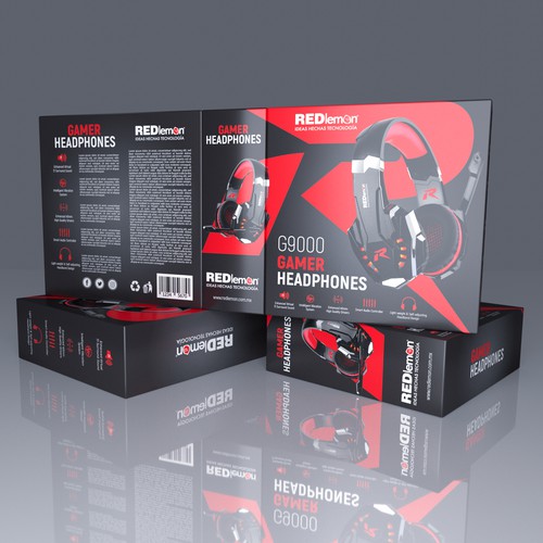 Gamers Headphones packing