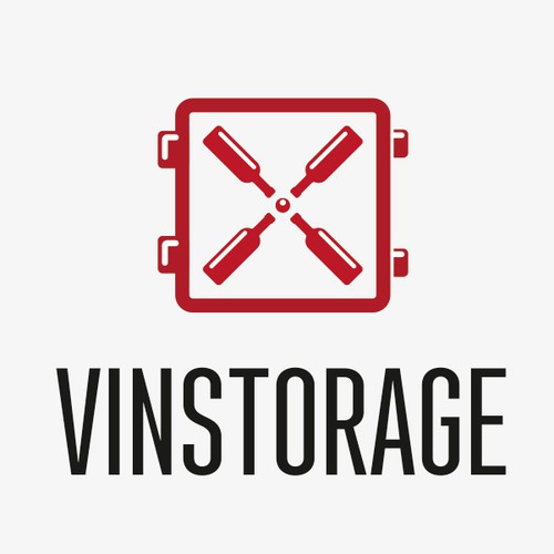 WINE STORAGE FACILITY START UP NEEDS MODERN LOGO
