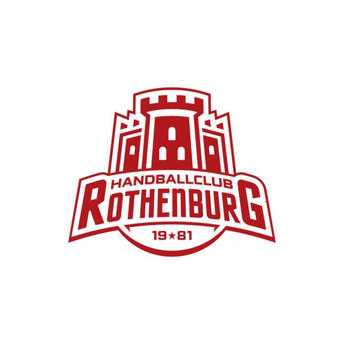 logo   consept  for handballclub ROTHENBURGH