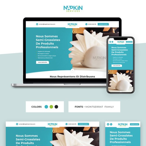 Napkin Services Website