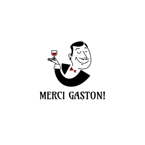 Logo for a french app that gives you a free drink every day to discover the best restaurants. 
