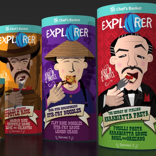 Product Label for Ready-to-cook Pastas, Noodles