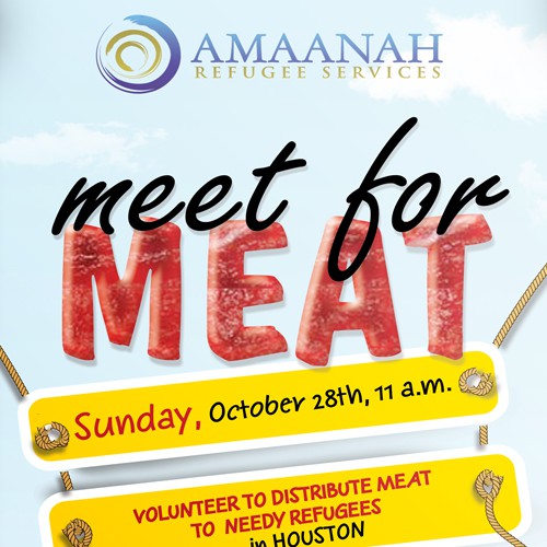 Help Amaanah Refugee Service with a new postcard or flyer