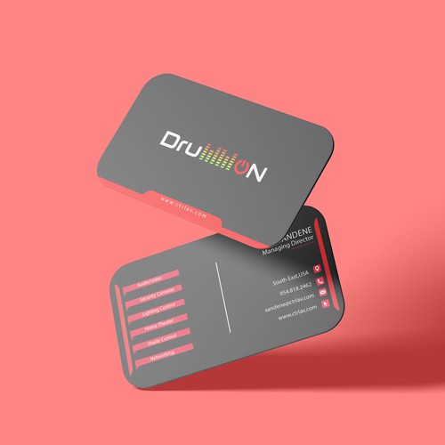 DrummOn Business Card Design