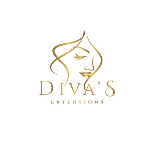 Elegant logo design for beauty salon