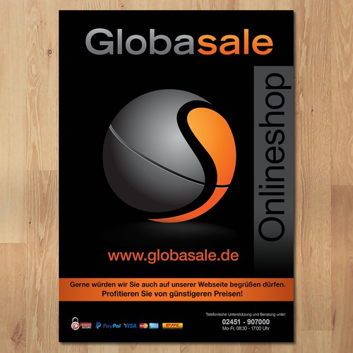 Globasale Onlineshop flyer