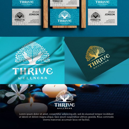 Thrive Wellness Logo Concept