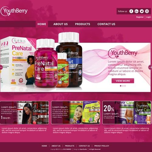 Web page for Youth Berry