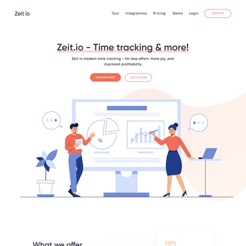 Creative Landing Page