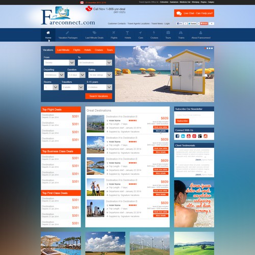 High Exposure Design for an Online Travel Agency